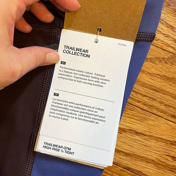 NWT The North Face Trailwear QTM High-Rise 7/8 Tight - Picture 10 of 16